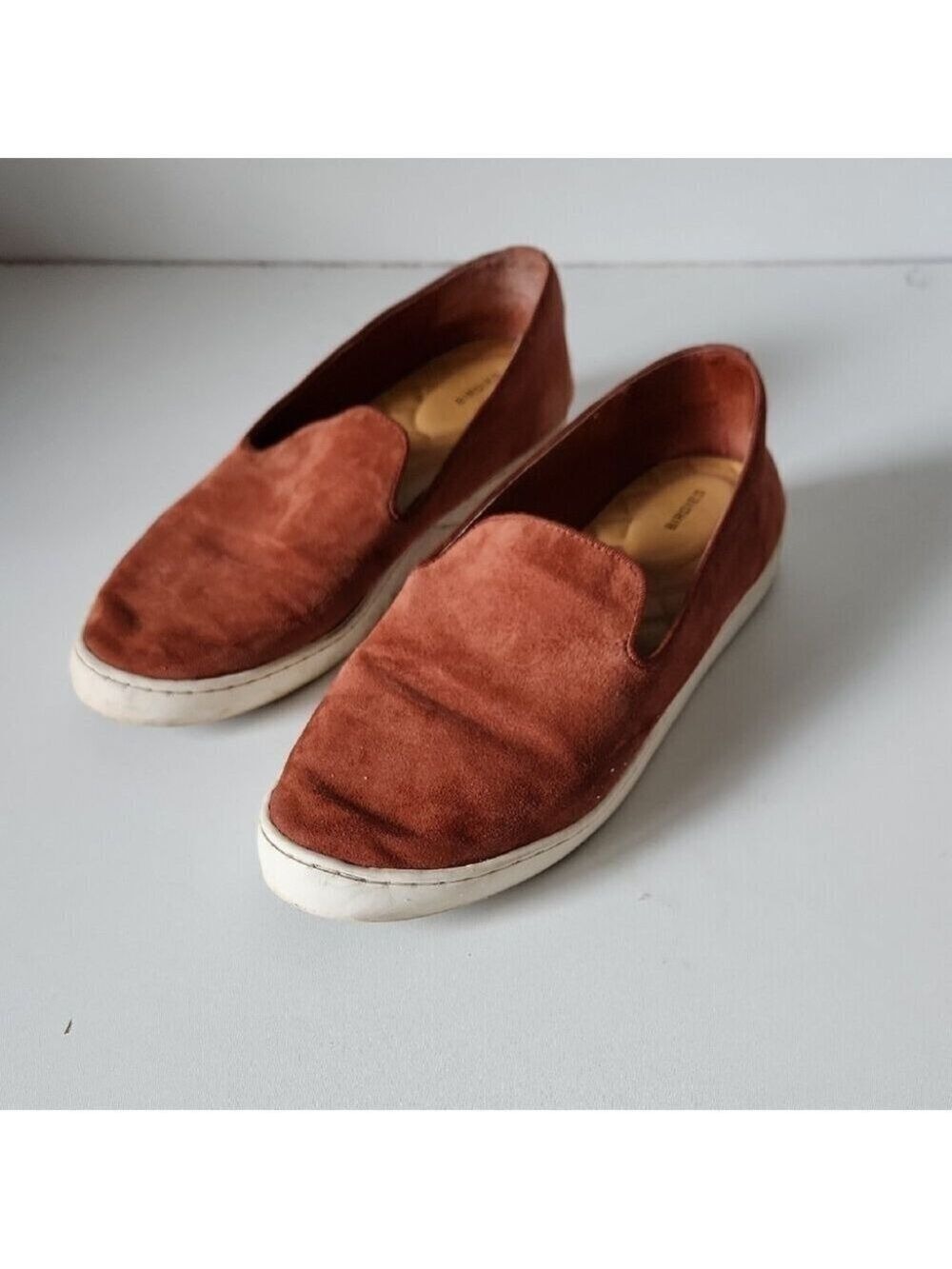 BIRDIES | The Swift Suede Sneakers In Nutmeg Burnt Orange Size 7.5